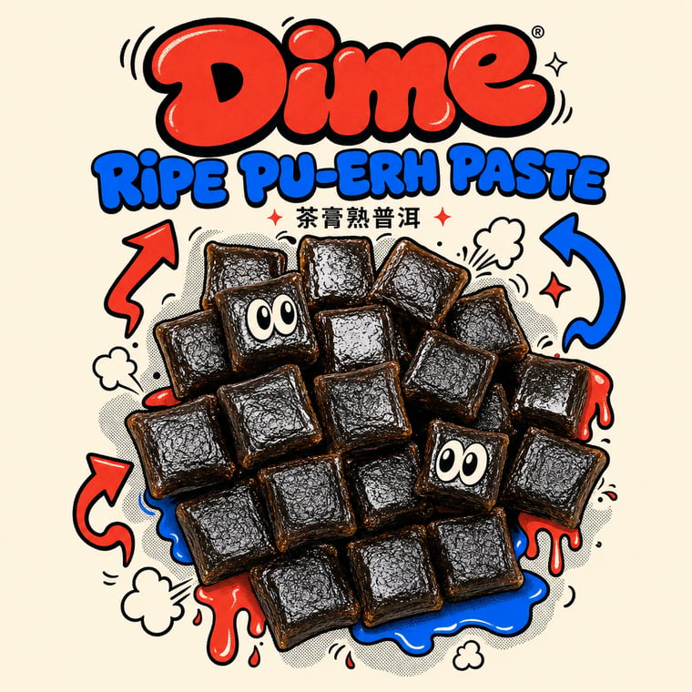 The design — Ripe Pu-erh Paste