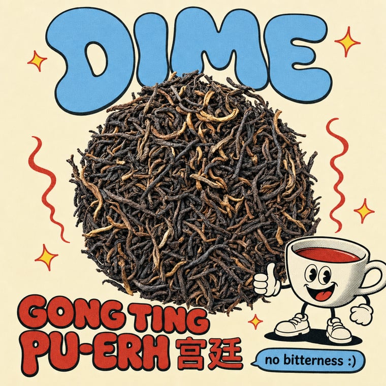 The design — Gong Ting Pu-erh
