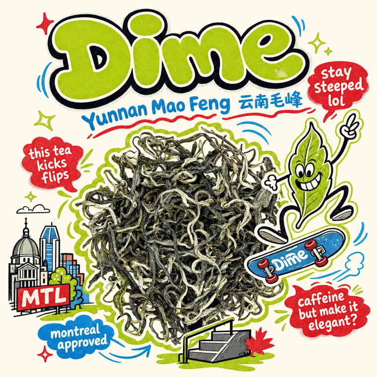 The design — Yunnan Mao Feng Green Tea
